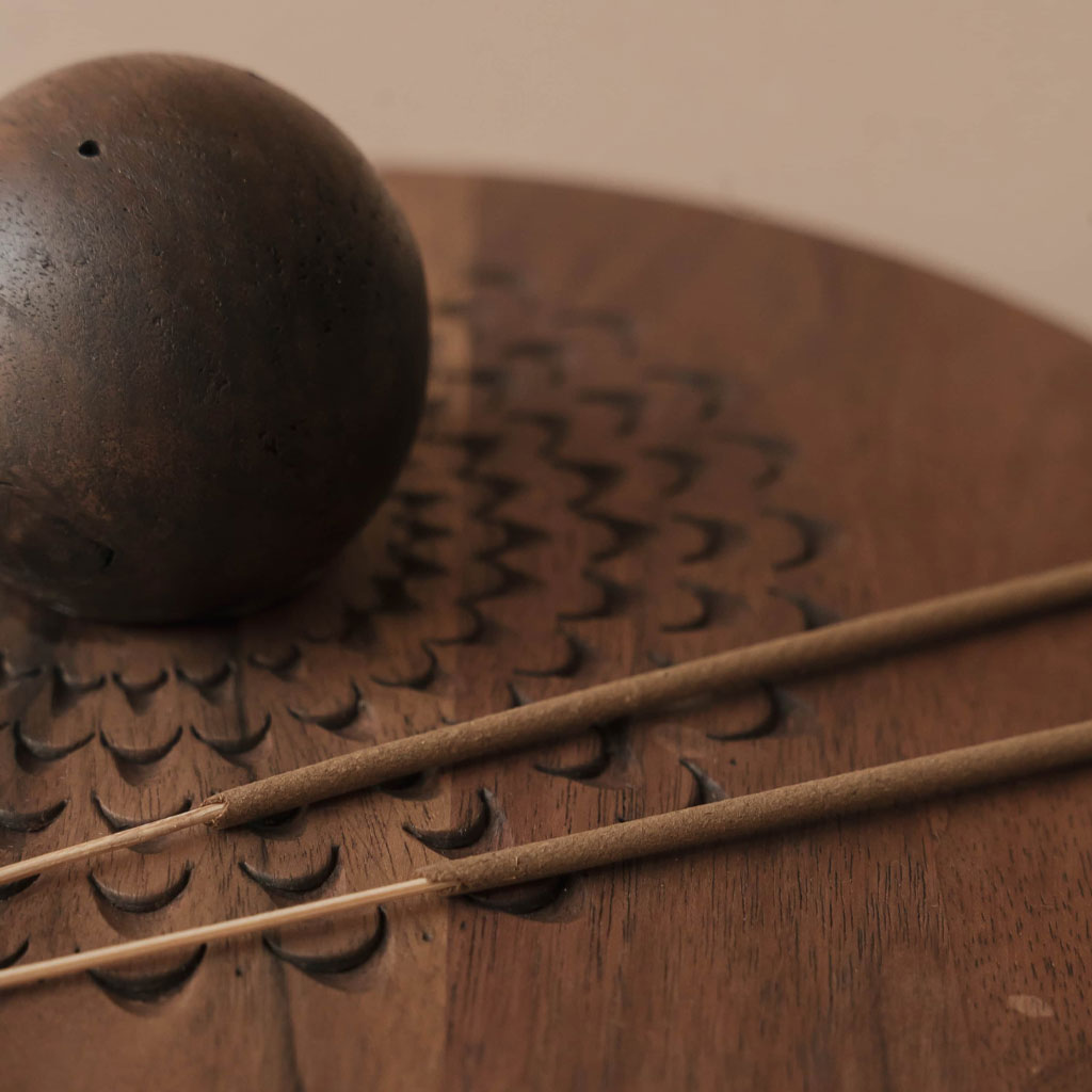 wooden incense