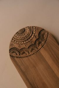 Floral carved motifs